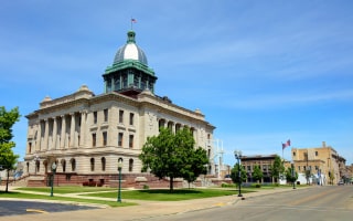 Manitowoc County Courthouse Downtown Manitowoc Wisconsin